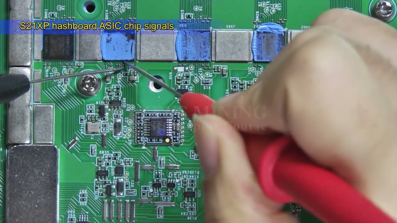 Antminer S21XP hashboard online repair tutorial - ZMRC Antminer repair course