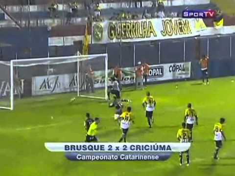 BRUSQUE 2 X 2 CRICIÚMA - CAMPEONATO CATARINENSE 2011 #4 RODADA