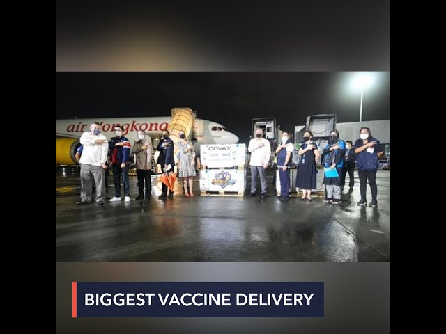 PH receives 2.2M Pfizer doses, biggest vaccine delivery so far