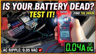 How to test your car alternator and battery with a multimeter at home