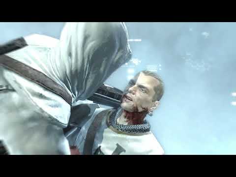 Altair assassinates Master Sibrand - Boss Death Scene (4k)