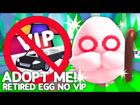 How To Get The Retired Egg In Adopt Me Without VIP! Roblox Adopt Me New Pets Update