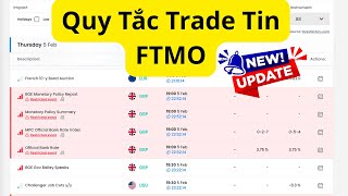 Quy tắc trade tin FTMO  - Update mới nhất 2026