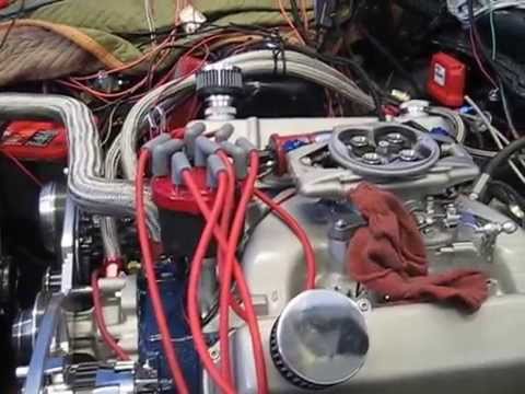Final tune with MSD Atomic controlling timing for 73 Mustang 351C