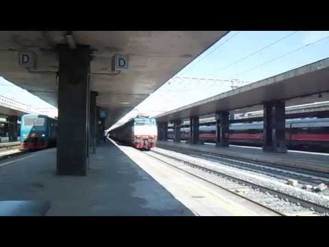 E444.056 in partenza con l' IC 1551 Roma Termini - Reggio Calabria Centrale