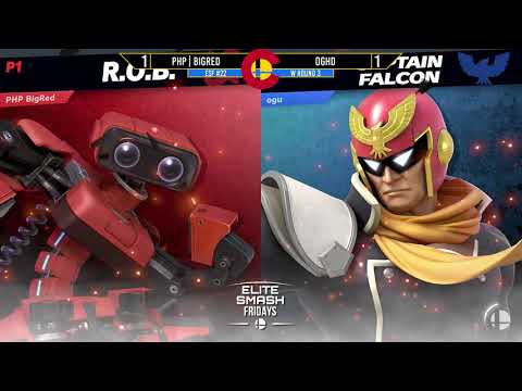 Elite Smash Friday #22 - PHP|BigRed (R.O.B.) Vs. OGHD (Captain Falcon) - W. Round 3