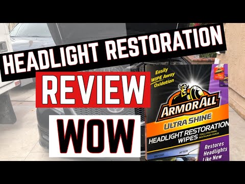 ARMORALL HEADLIGHTS RESTORATION WIPES | REVIEW |