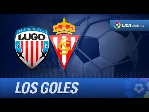 Todos los goles de CD Lugo (1-2) Sporting de Gijón