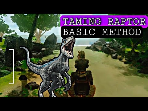 Basic Tutorial For Raptor Taming #arkmobileroyalfarmeron @Survivetheark