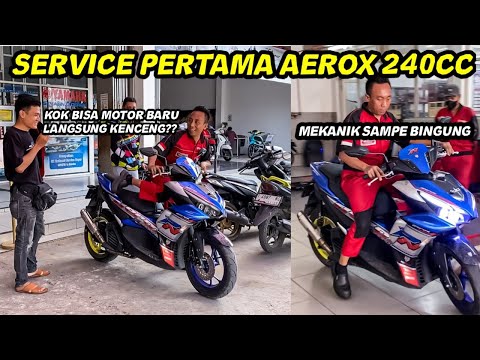 YAMAHA MECHANIC WONDERED HOW THE NEW AEROX CAN BE SO FAST 😱AEROX 240CC