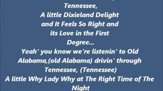 Brad Paisley featuring Alabama- Old Alabama[Lyrics]