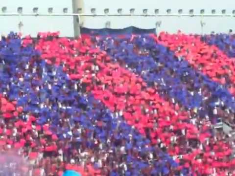 SAN LORENZO VS INSTITUTO PROMOCION. ENTRADA DEL EQUIPO. CHULA