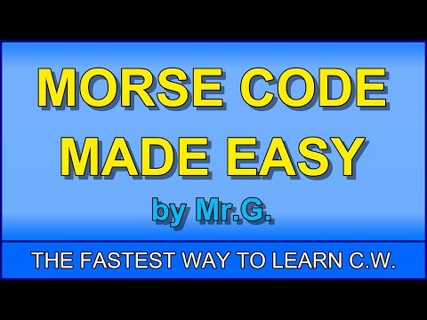 Learn Morse Code in ONE HOUR with the G-SYSTEM! :D