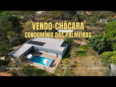Vendo chácara 5 suítes no Condomínio das Palmeiras em Bela Vista de Goiás 