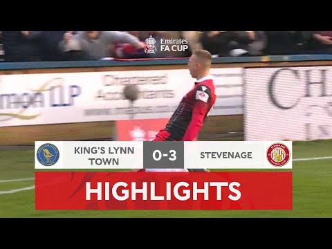 High Flying Stevenage Into The Third Round | King's Lynn Town 0-3 Stevenage | Emirates FA Cup 22-23