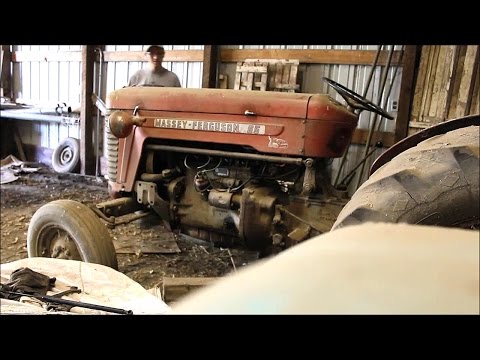 OLD START COLD START MASSEY FERGUSON 65 SAT 5 YEARS