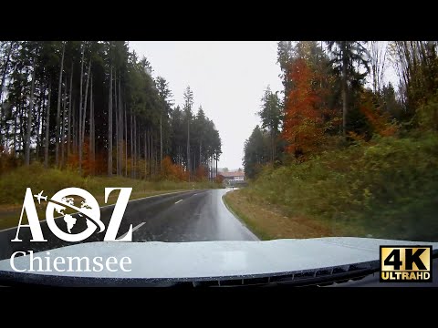 Drive To Chiemsee Germany in 4K