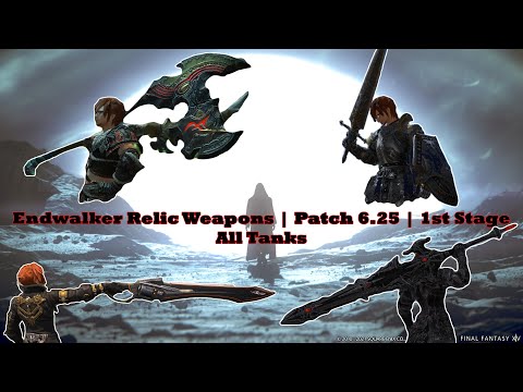 Endwalker Relic Weapons All Tanks First Stage
