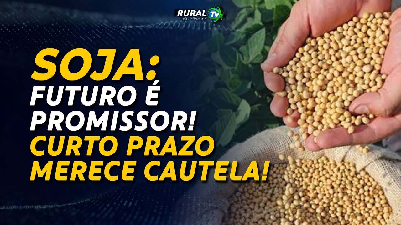 SOJA: FUTURO É PROMISSOR! CURTO PRAZO MERECE CAUTELA!