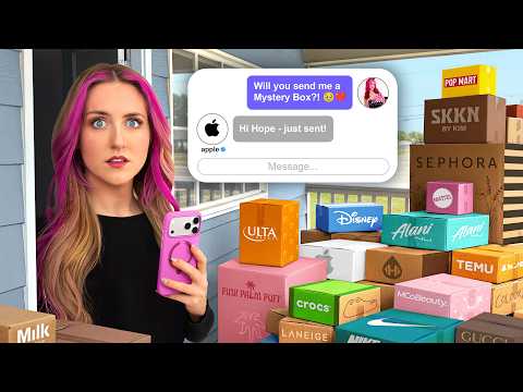 I Asked 100 Brands to Send me a MYSTERY BOX