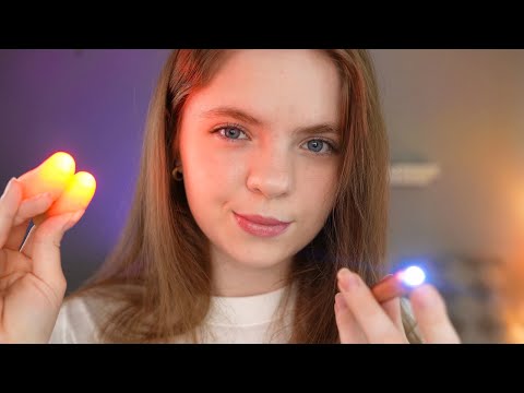 ASMR Fast & Aggressive Eye Exam WITH Light Triggers ???? Medical roleplay doctor, follow instructions