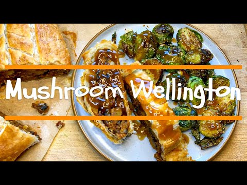 Mushroom Wellington - Easy to make, Vegan Christmas Centerpiece!