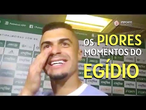 Os piores momentos do Egídio no Palmeiras