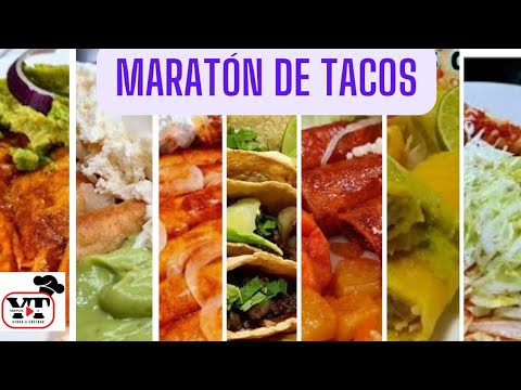8 RECETAS DE TACOS PARA LA CENA 🌮 😋COMPILACIÓN