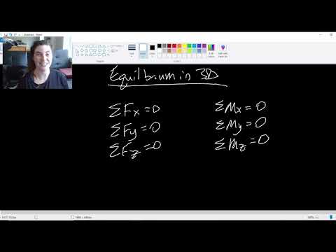 Equilibrium of a rigid body in 3D problems - ENG 211 Statics - Lesson 23