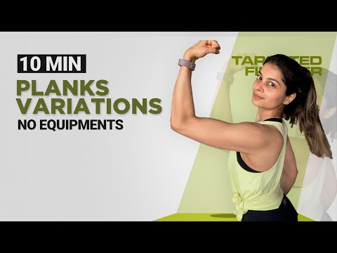 10 Min PLANK VARIATIONS | NO REPEAT | NO EQUIPMENT