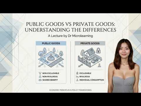 Öffentliche vs. private Güter in der Wirtschaftswissenschaft (6 Minuten)