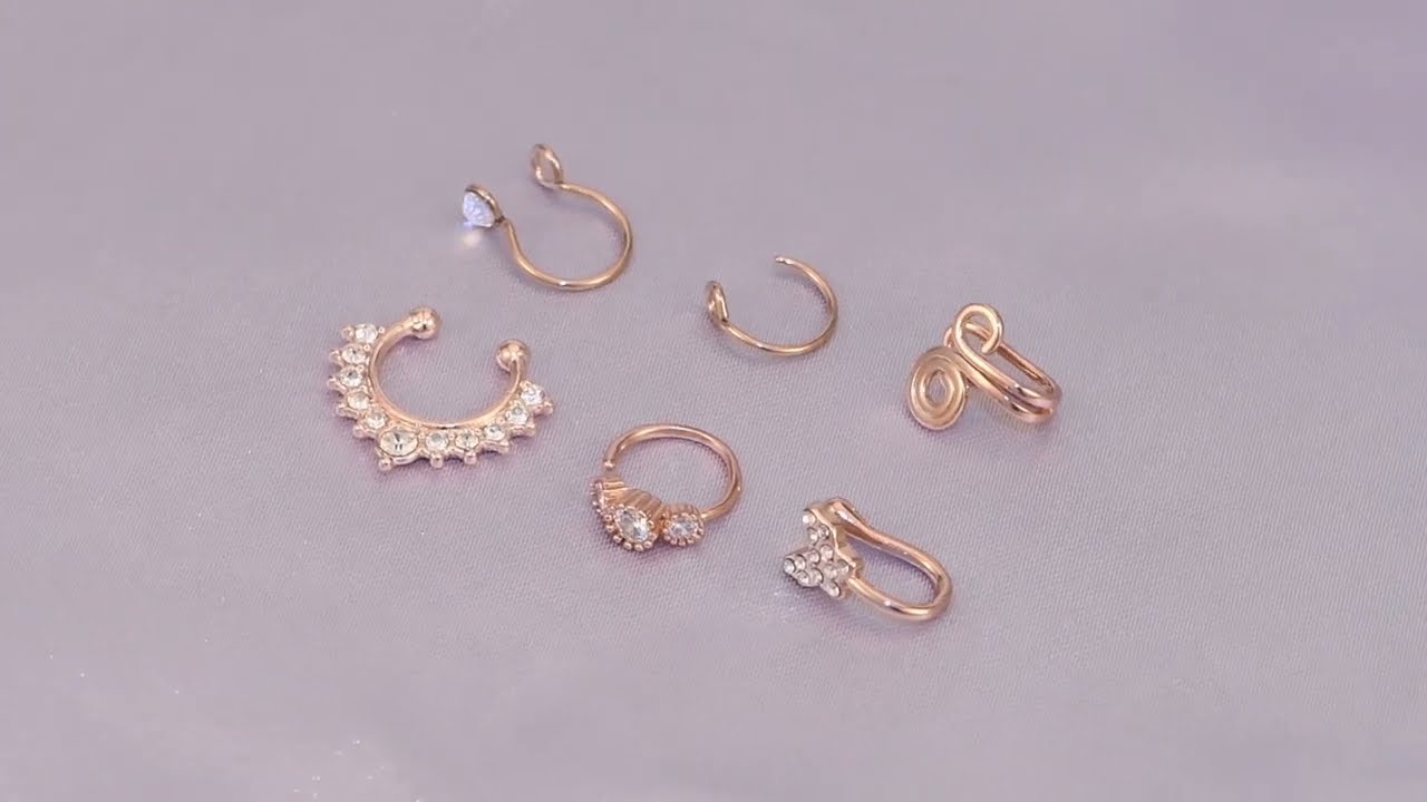 Watch video New Fake Nose Ring Hoop #dbellejewelry #fakenosering #nosehoop #rosegold Now New Fake Nose Ring Hoop #dbellejewelry #fakenosering #nosehoop #rosegold