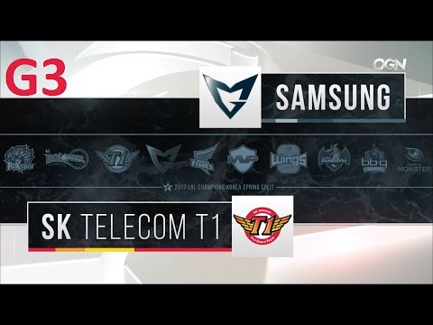 SSG vs SKT Game 3 Highlights - 2017 LCK SPRING SPLIT
