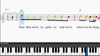 Makin' Up For Lost Time (The Dallas Lovers' Song) by Crystal Gayle &amp; Gary Morris - Easy piano ...
