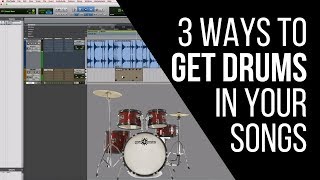 3 Ways To Get Drums For Your Songs Without a Drum Kit - RecordingRevolution.com