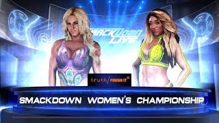 WWE 2K18 SMACKDOWN LIVE WOMEN'S REMATCH CHARLOTTE FLAIR VS ALICIA FOX