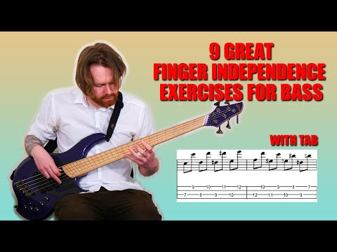 9 Great Finger Independence Exercises for Bass Guitar