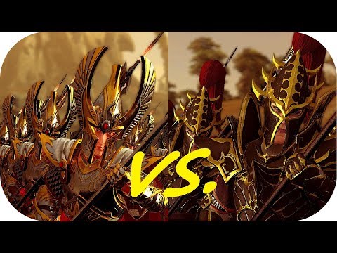 Total War: Warhammer II ♦ Fight Club ♦ Phoenix Guard vs. Black Guard of Naggarond