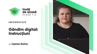  "Gândim digital: Instrucțiuni"