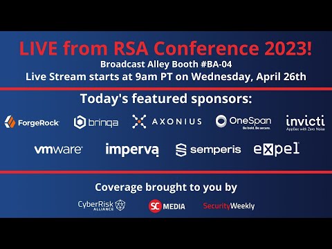 Live from RSA Conference 2023 - Broadcast Alley - Day 3