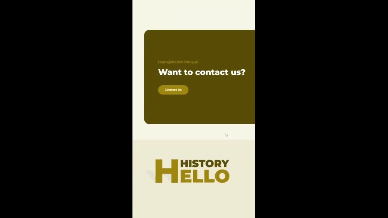 Exploring History Through AI-Powered Chats with Hello History #shorts #ai