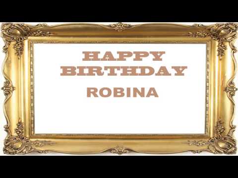 Robina   Birthday Postcards & Postales - Happy Birthday