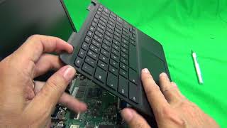 Lenovo N23 Chromebook Keyboard Assembly and Battery Replacement Procedure