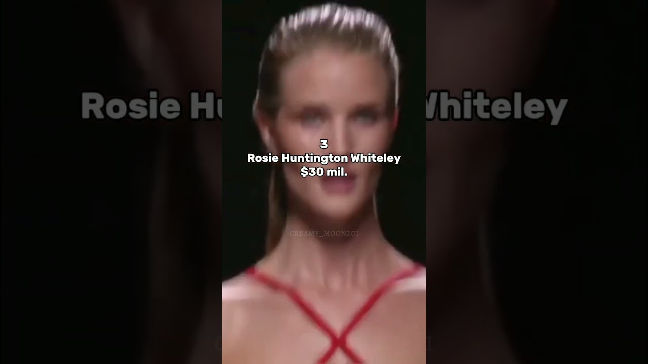 op 5 highest paid #model in #2024 #runway #fashion #kendalljenner #giselebündchen #gigihadid #fyp