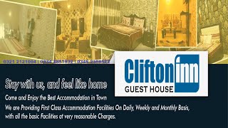 Clifton inn guest house Karachi | Contact for hotel booking 03142257289 #pakista