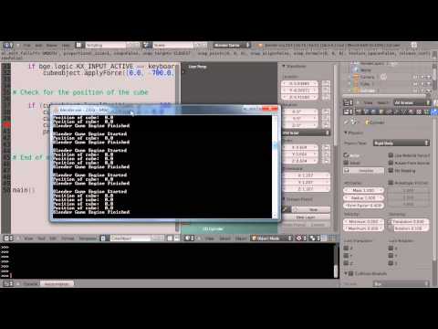 Blender 2 6 Tutorial Python Game Engine Programming Part 4