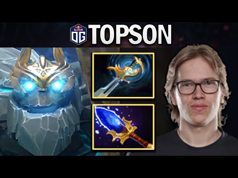OG.TOPSON SPAMMING TINY - DOTA 2 7.27 GAMEPLAY
