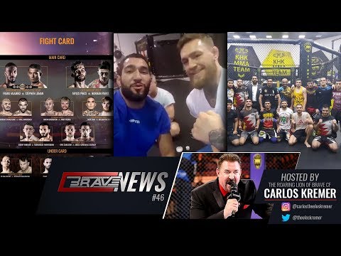BRAVE NEWS #46 BRAVE CF 13 FULL FIGHT CARD RELEASED, AMIR KHAN VISITS KHK MMA IN BAHRAIN