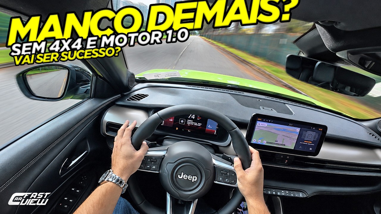 TEST DRIVE NOVO AVENGER 2027 VAI VENDER MUITO PORQUE É JEEP? MAIS LENTO E APERTADO QUE TERA E PULSE!