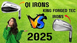 TaylorMade Qi Irons VS Cobra King Forged Tec Irons Review and Comparison
